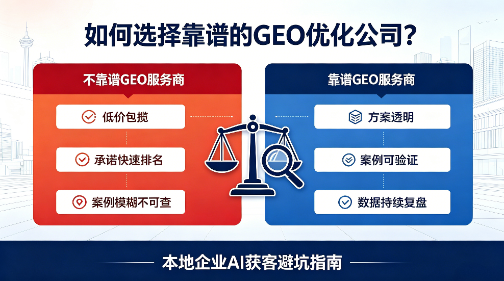 固安如何选择靠谱的GEO优化公司？本地企业AI获客避坑指南